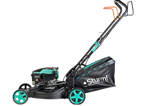 Газонокосилка бензиновая самоходная Sturm ! 4 л.с., 46 см PL1446S