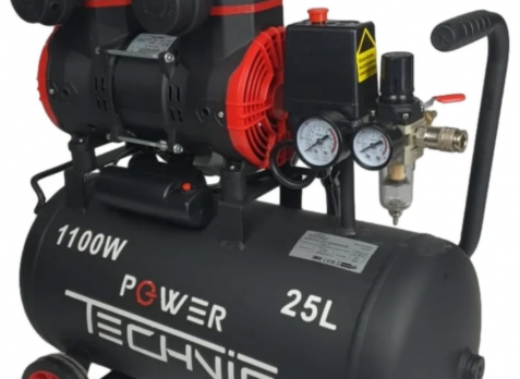 Малошумный компрессор Power Technic ACL240/50