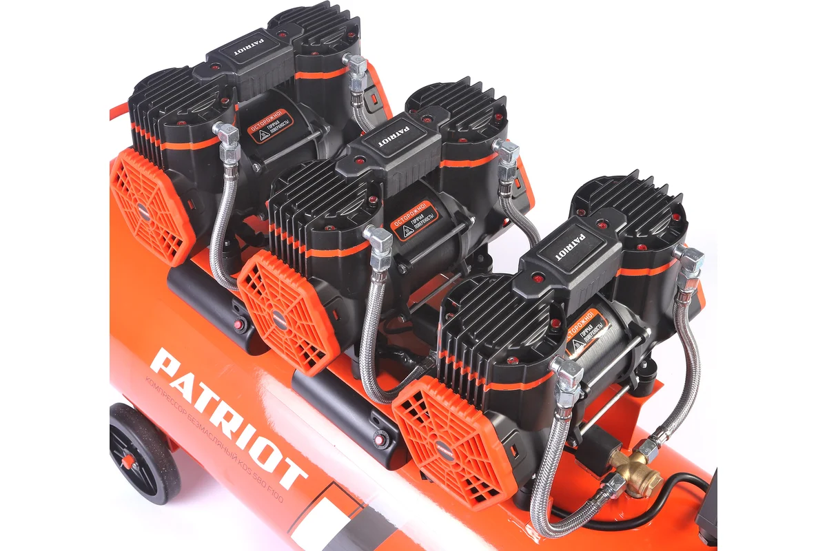 Компрессор поршневой безмасляный Patriot KDS 580 F100