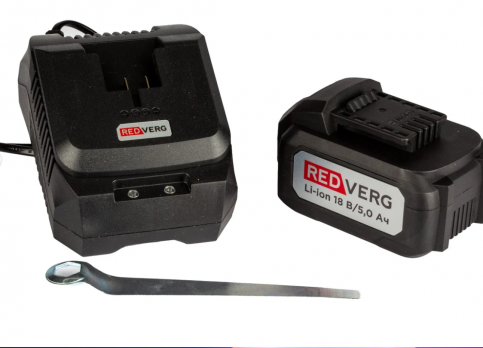 Газонокосилка аккумуляторная бесщеточная REDVERG RD-LM18-330BLK/U