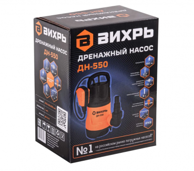 Дренажный насос Вихрь ДН-550